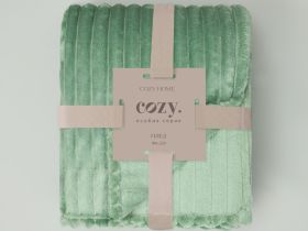 Плед Soft strip, нефрит