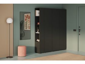 Стеллаж Сайрис 35x202 Черный