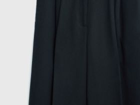 Широкие брюки со стрелками, Черный