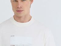 Футболка с принтом, Белый