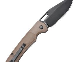 Складной нож Artisan Revel, сталь AR-RPM9, рукоять FRN, коричневый/черный