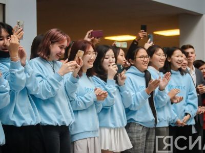 Ольга Балабкина приняла участие в торжественной линейке Международной Арктической школы