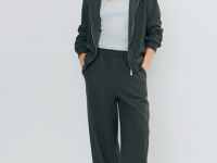 Утеплённая толстовка на молнии, Серый