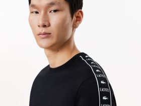 Мужская футболка Lacoste свободного кроя