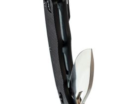 Складной нож Obertech ns-01 Drop point satin, сталь VG-10, рукоять G10, черный