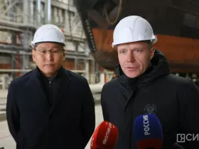 Председатель комитета Совета Федерации Андрей Кутепов посетил Жатайскую судоверфь