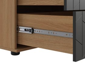 Комод Монблан 185x76 Грань Графитовый