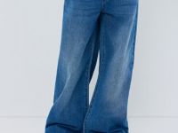 Джинсы Paperbag для девочек, Синий