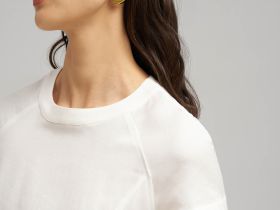 Платье мини изо льна и вискозы