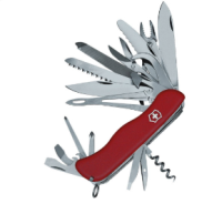 Нож перочинный Victorinox WorkChamp XL 0.9064.XL с фиксатором лезвия 30 функций  красный