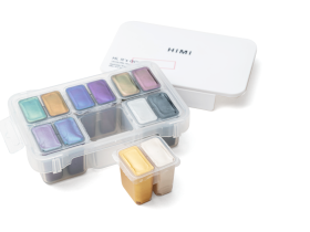 Набор гуаши HIMI "Хамелеон", 12 цветов по 12 мл