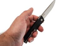 Складной нож SRM Gent 401LC-GB, сталь 10Cr15CoMoV, рукоять G10, черный