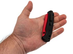 Складной нож Bestech Knives Cicada's Wing, сталь 10Cr15MoV, рукоять G10, красный/черный