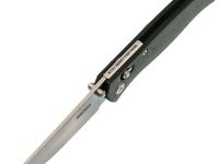 Складной нож SRM Medal 255L-MG2, сталь 140Cr, рукоять микарта, зеленый