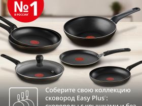 Сковорода для блинов Tefal Easy Plus 22 см 04237522
