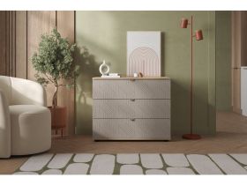 Комод Монблан 93x76 Косы Латте