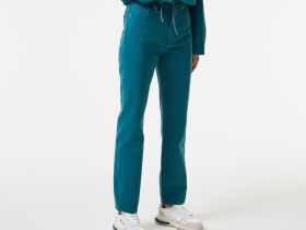 Женские прямые джинсы Lacoste из экологиески чистого хлопка