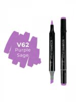 Маркер двухсторонний на спиртовой основе Sketchmarker Brush Цвет Бордовый шалфей
