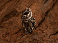 Бусина для темляка Сундук Дейви Джонса, мельхиор