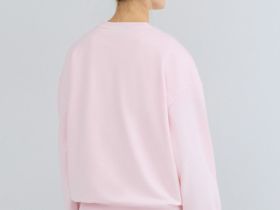 Свитшот с вышивкой, Розовый