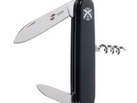 Нож перочинный Stinger 90 мм, 4 функции, черный, в блистере