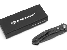 Складной нож With Armour Avalon, сталь D2, рукоять сталь