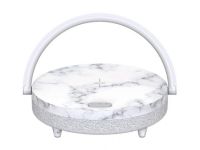 Настольная лампа Xiaomi Ezvalo Wireless Charging Lamp с функцией беспроводной зарядки и колонки Marble (LYYD01) (белый)