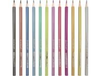 Наборкарандашей цветных металлик ACMELIAE "Metallic Artmate" 12 цв, в картонном футляре