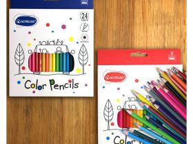 Набор карандашей цветных Acmeliae 24 цв, в картонном футляре