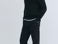 Базовые брюки-чиносы Regular, Черный