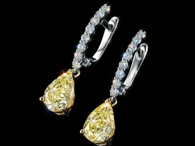 Серьги из комбинированного золота э4812сг10251351