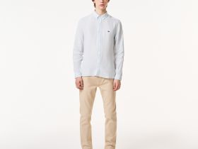 Мужская льняная рубашка Lacoste