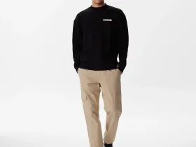 Мужской хлопковый свитшот Lacoste стандартного кроя