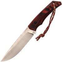 Нож Pocket Wolf Раптор, сталь AUS10Co, рукоять G10, черно-красный
