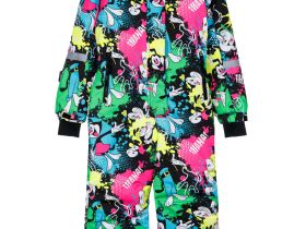 Комбинезон текстильный с полиуретановым покрытием для девочек