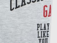 Трикотажные брюки с принтом для мальчиков, Серый