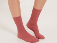 Носки Роза Руж, молочные/розовые