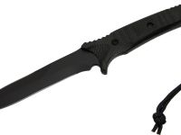 Нож с фиксированным клинком Spartan Blades Breed Fighter, сталь CPM-S35VN, рукоять черная микарта, чехол мультикам