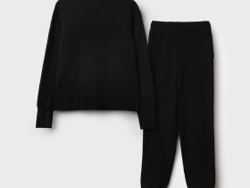 Комплект трикотажный для девочек: джемпер, брюки