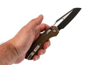 Складной нож Microtech MSI 210T-1PMDE, сталь M390MK, рукоять полимер