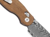 Складной нож Kizer Phoca CD, сталь Damascus, рукоять Mkuruti Wood