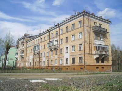 Дом, где с 1941 по 1944 годы в квартире № 1 жил академик Е.О. Патон