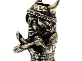 Бусина для темляка Валькирия, мельхиор