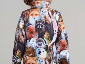 Куртка трикотажная для девочек