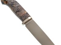 Рыбацкий нож Панцуй, сталь M398, рукоять кап березы