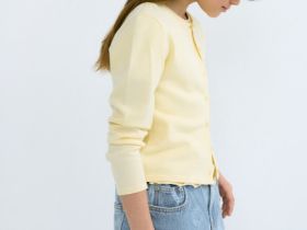 Кардиган для девочек, Желтый