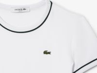 Женская хлопковая футболка Lacoste