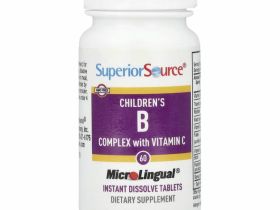 Superior Source, комплекс витаминов группы B и витамина C для детей, 60 быстрорастворимых таблеток MicroLingual