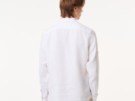 Мужская льняная рубашка Lacoste