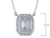 Колье из белого золота э4712кл11220006